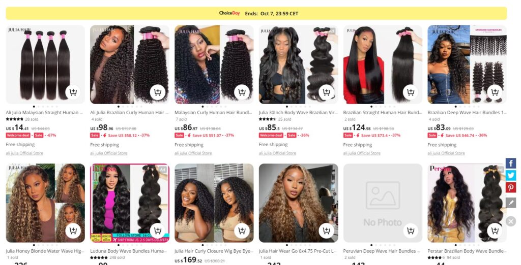 good aliexpress hair vendors