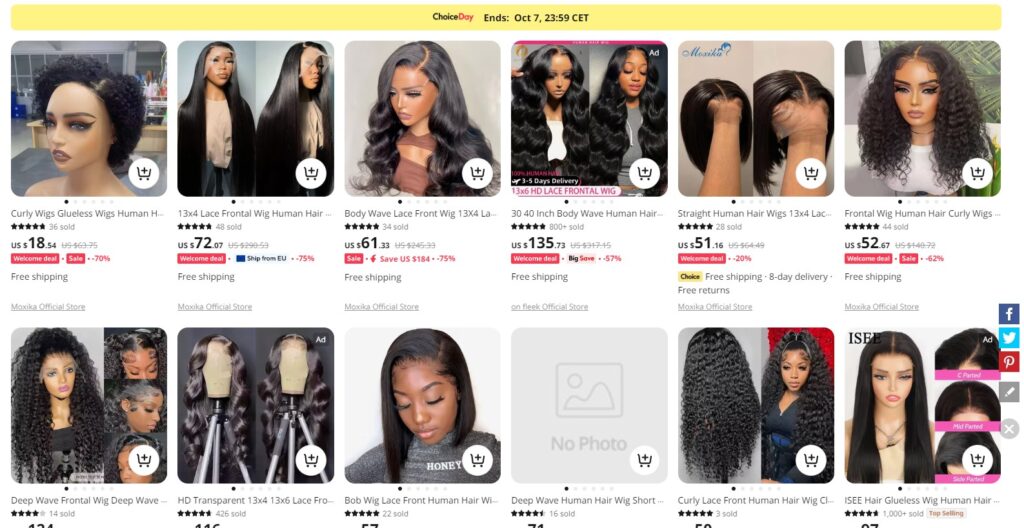 good aliexpress hair vendors