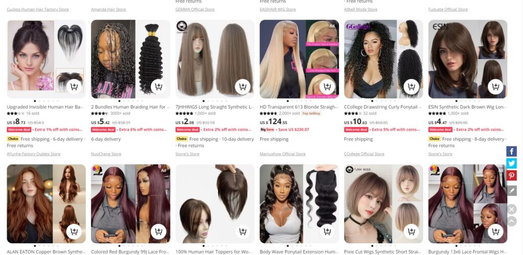 good aliexpress hair vendors