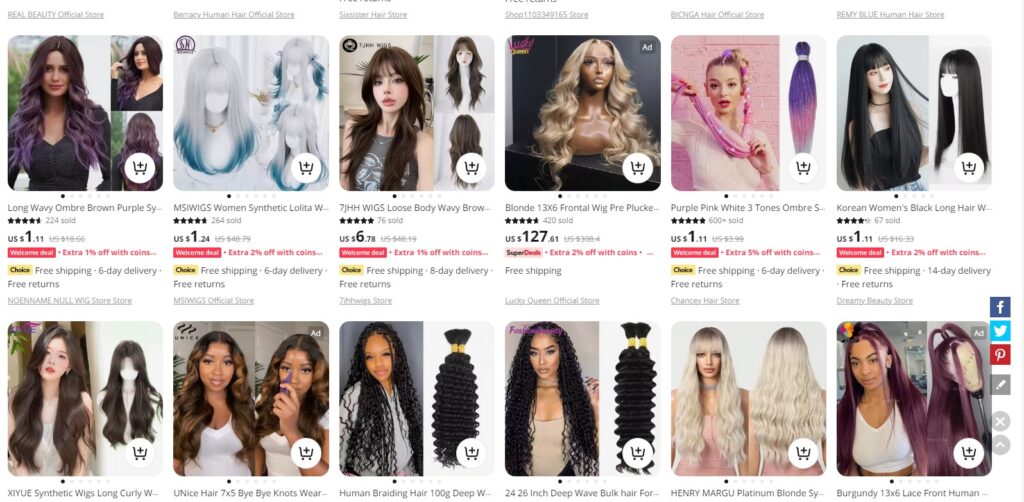 good aliexpress hair vendors