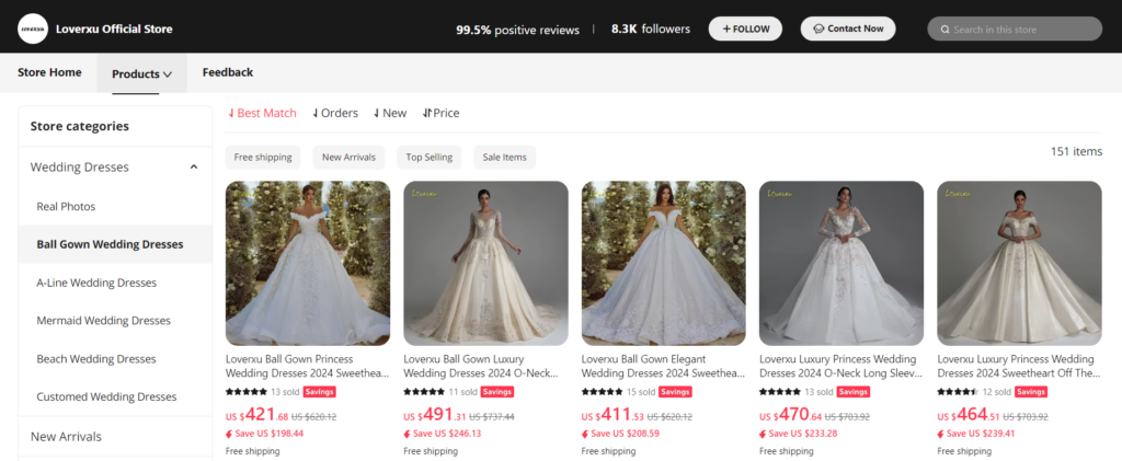 aliexpress wedding dress reviews