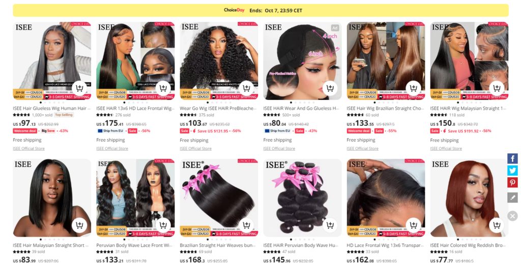 good aliexpress hair vendors