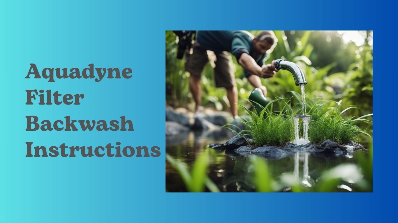 Read more about the article Aquadyne Filter Backwash Instructions: A Step-by-Step Guide for Optimal Performance