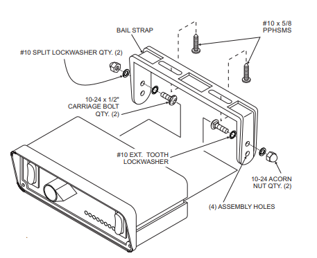 whelen tactl6 installation kit instructions